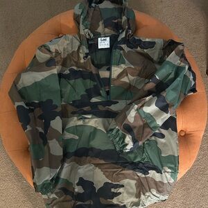 Lee Camouflage Hooded Rain Jacket